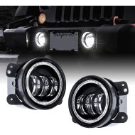 Proiectoare ceata cu led 4'' Jeep Wrangler JK TJ CJ 1997-2017 