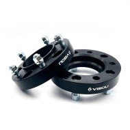 Flanse distantiere Nissan Qashqai anii 2017+ 25mm 5x114.3 M12x1,5CB 66,1 cu inel de centrare culoare negru