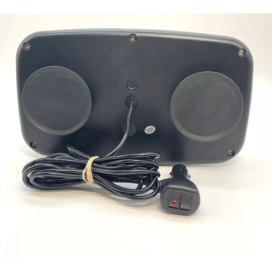 Mini Rampa Girofar Auto LED Galben – 24 LED-uri, 12V–24V, 8 Modele de Iluminare, IP67