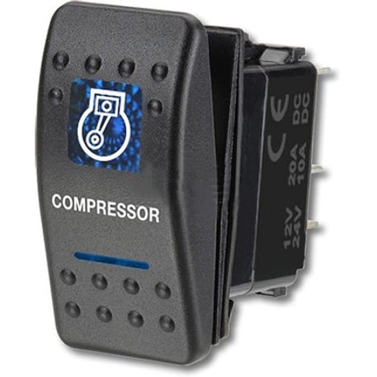 Intrerupator HF cu led pentru compresor diferential blocabil in-out