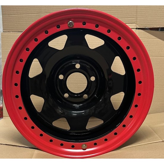Jante din tabla cu BEADLOCK 16x8J 5x114,3 ET-30 CB71,6 pentru offroad  Jeep XJ Mitsubishi Pinin Land Rover Freelander