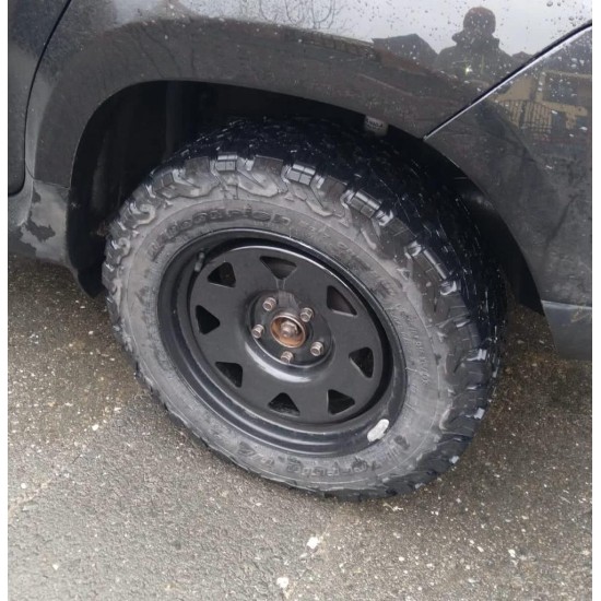 Jante din tabla offroad 16x7J 5x114,3 ET+30 CB66,1 compatibile cu Dacia Duster