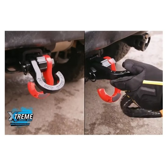 Set 2 Ocheți 3/4 - 8 Tone cu Prindere Rapidă și Magnet – Accesorii Remorcare din Oțel Durabil