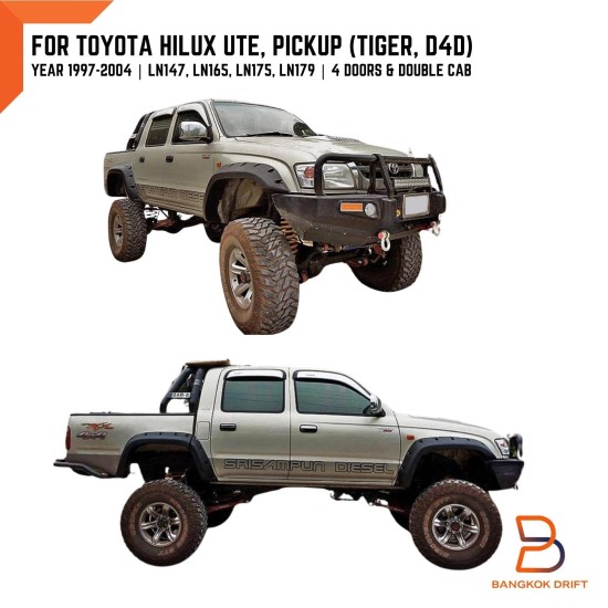 Overfendere aparatori noroi pentru toyota hilux MK4/MK5 1997-2004