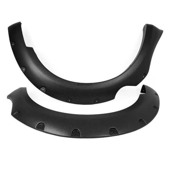 Overfendere aparatori de noroi NISSAN NAVARA D40 4 usi /frontier 2005-2012 cu suruburi decorative din inox