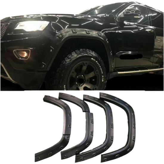Overfendere aparatori noroi pentru Jeep Grand Cherokee 2011-2021 cu suruburi decorative
