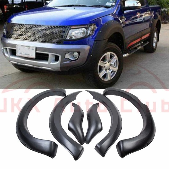 Overfendere aparatori de noroi pentr Ford Ranger T6 2012-2015 cu suruburi decorative 