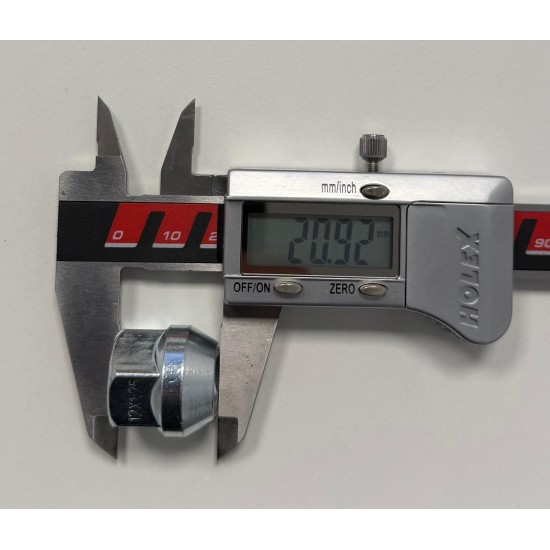 Piuliță deschisă M12x1,5 mm pentru jantă cheie 19 mm