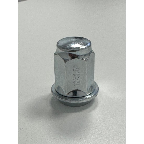 Piuliță închisă M12x1,25 mm pentru jantă con 60°, cheie 19 mm