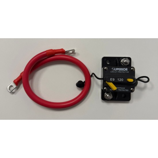 Siguranță automată 120A pentru troliu auto – protecție suprasarcină 12–48V