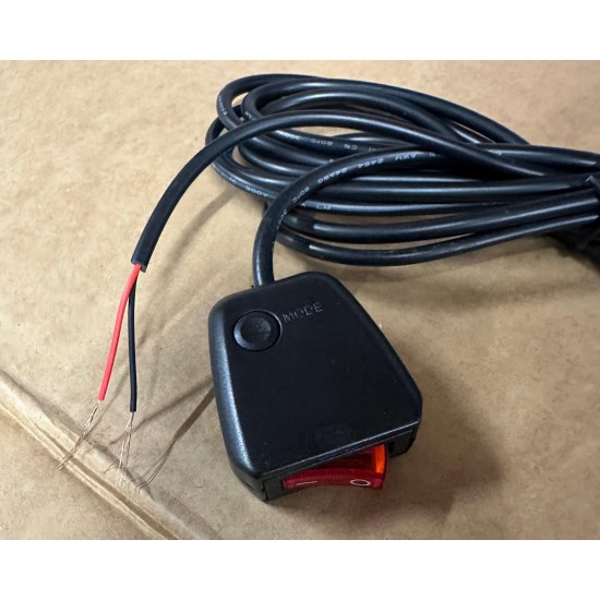 Stroboscoape Auto LED COB – 4 Module, 8W, 12V, Galben, cu Suport și Comutator ON/OFF