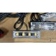 Stroboscoape Auto LED COB – 4 Module, 8W, 12V, Galben, cu Suport și Comutator ON/OFF