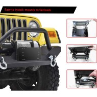 Suport prindere numar inmatriculare cu prindere pe role troliu 