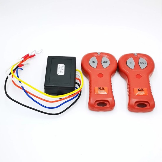 Telecomanda  troliu auto Wireless 12v cu doua telecomenzi 