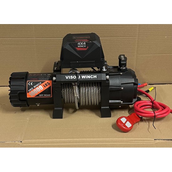 Troliu auto electric Visoli 10000lbs/4536kg cu sufa de otel 12v 